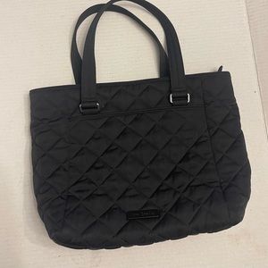 Vera Bradley Black multi strap shoulder bag EUC